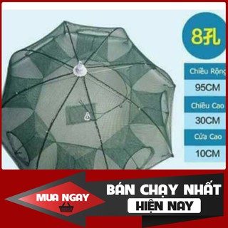 [Rẻ nhất sàn] LỒNG Ô BÁT QUÁI ĐÁNH BẮT CÁ 8 CỬA