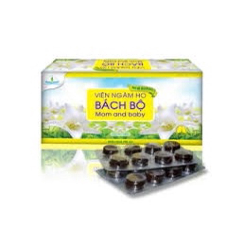 Mẫu mới Nguyên hộp 36 vỉ x 6 viên Kẹo Ngậm Bách Bộ chính hãng Tâm D ược