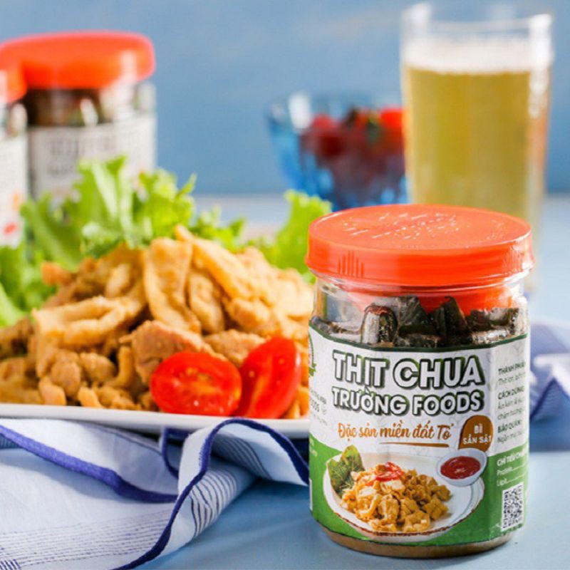 Thịt chua bì sần sật- hãng Trường Foods