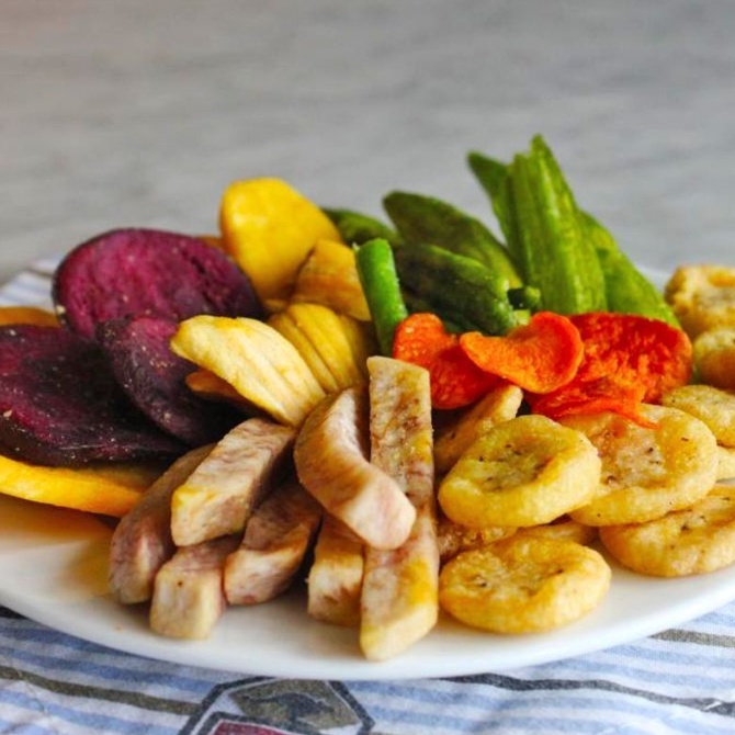 Trái cây sấy thập cẩm nguyên miếng loại A hũ 250g