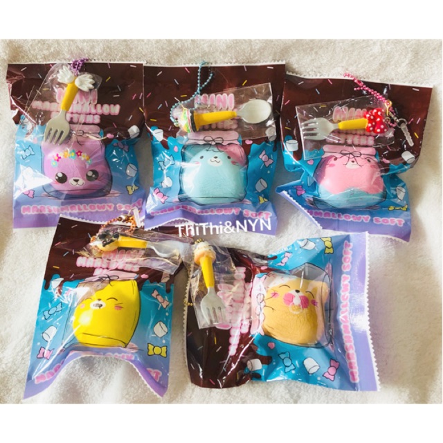 Squishy MINI MÁHMALLOW CHÍNH HÃNG PUNIMARU