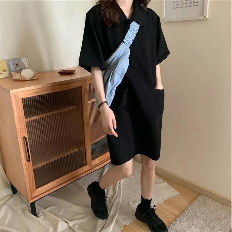 Đầm Cổ Polo Thiết Kế Mới Thoải Mái Thời Trang Dành Cho Nữ