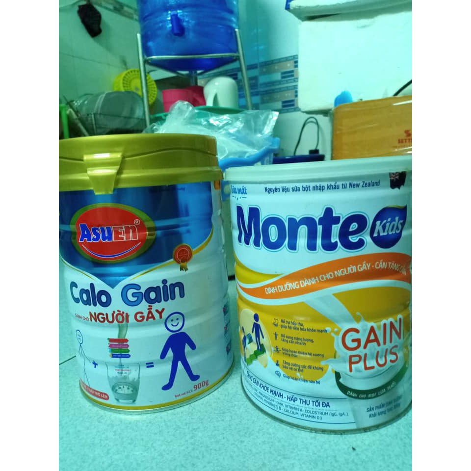 Sữa tăng cân Calo Gain 900g - Sữa dành cho người gầy, ốm cần tăng cân