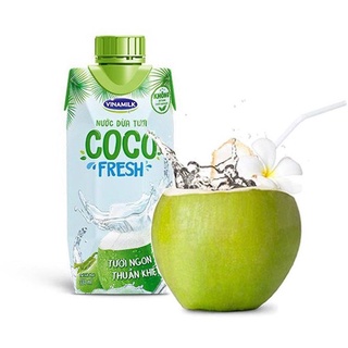 [COMBO 10 HỘP] Nước dừa tươi Vinamilk Coco Fresh 330ml