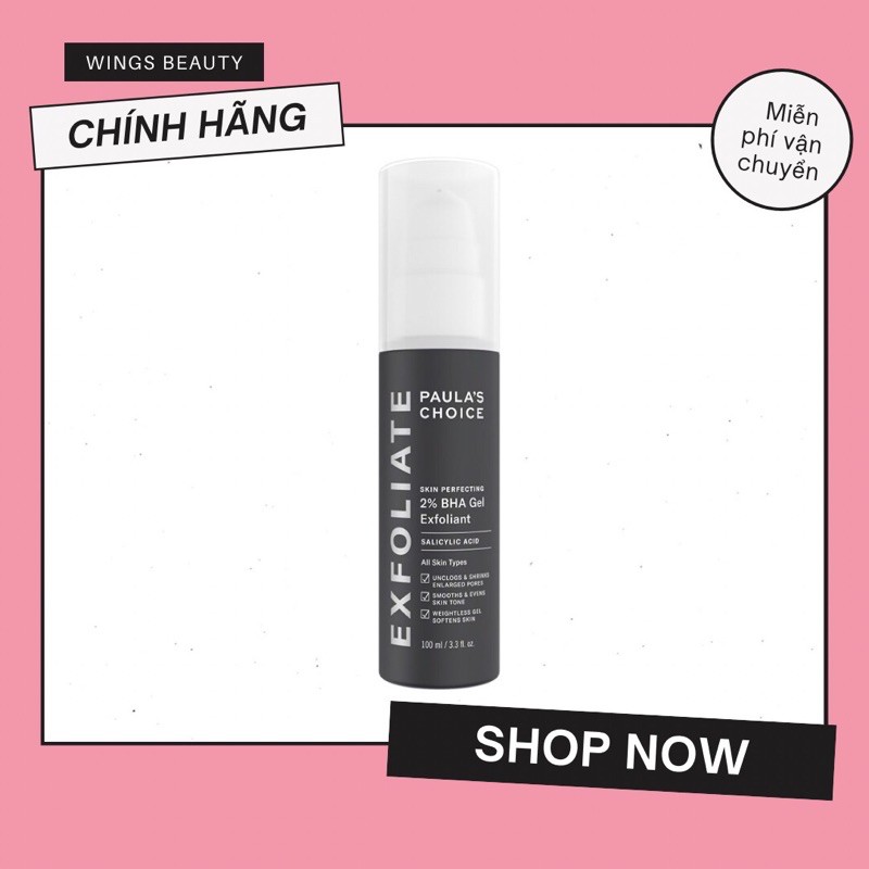 PAULA'S CHOICE - Gel tẩy tế bào chết Skin Perfecting 2% BHA Gel Exfoliant 100ml