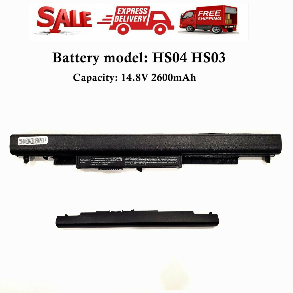 Pin Laptop HP HS04 HS03 14-ac 15-ac 15-ay HSTNN-LB6V HSTNN-LB6U (Model HS04 HS03)