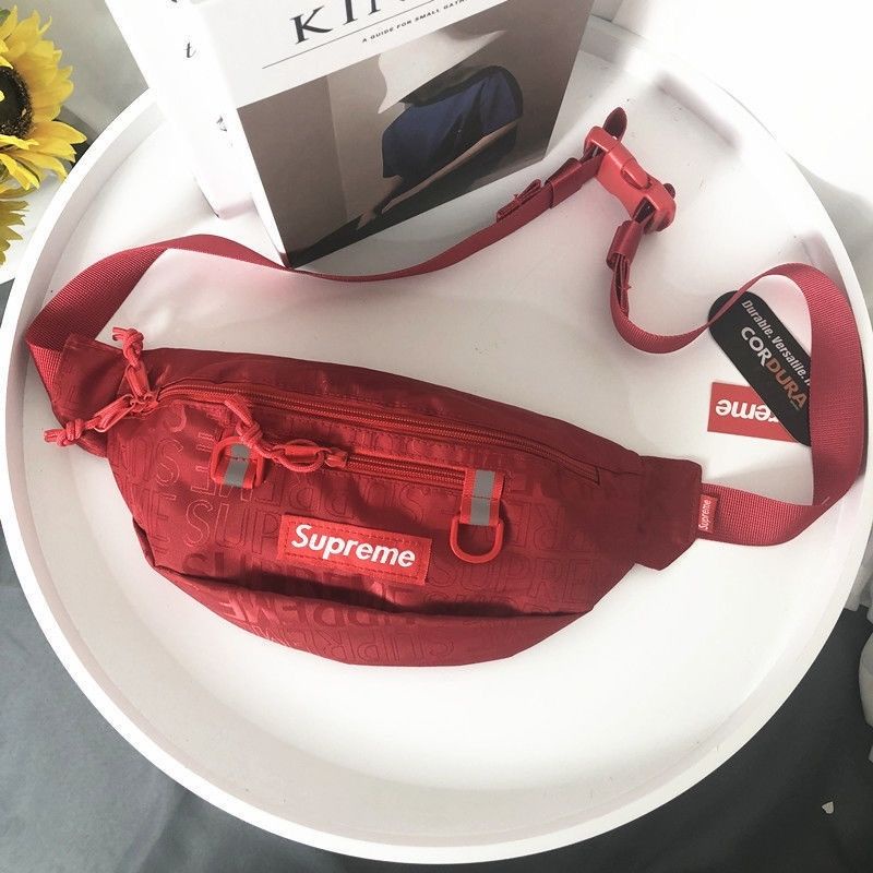 Porter Túi Đeo Hông Thể Thao Một Bên Vai Kẻ Sọc Phản Quang yamahasuprem 20FW Cho Nam Và Nữ locomotiv