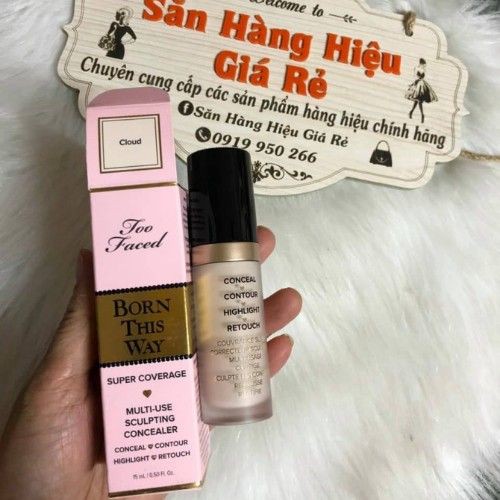 [Flash Sale] Kem Che Khuyết Điểm Too Faced Born This Way Super Coverage - SHH