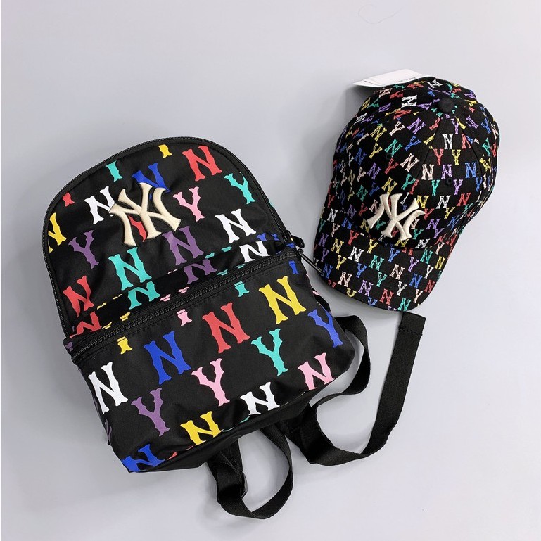 Ba Lô M.L.B Monogram Rainbow Small Backpack  B389