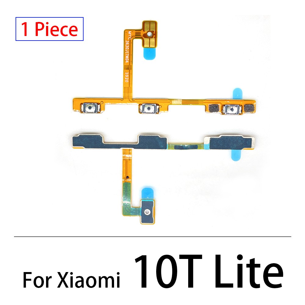 20Pcs Volume Button Power Switch On Off Button Flex Cablefor Xiaomi Mi 10Ta1 5X A2 6X 5 5S Plus 10 A2 Lite Max2 Max3 Mix