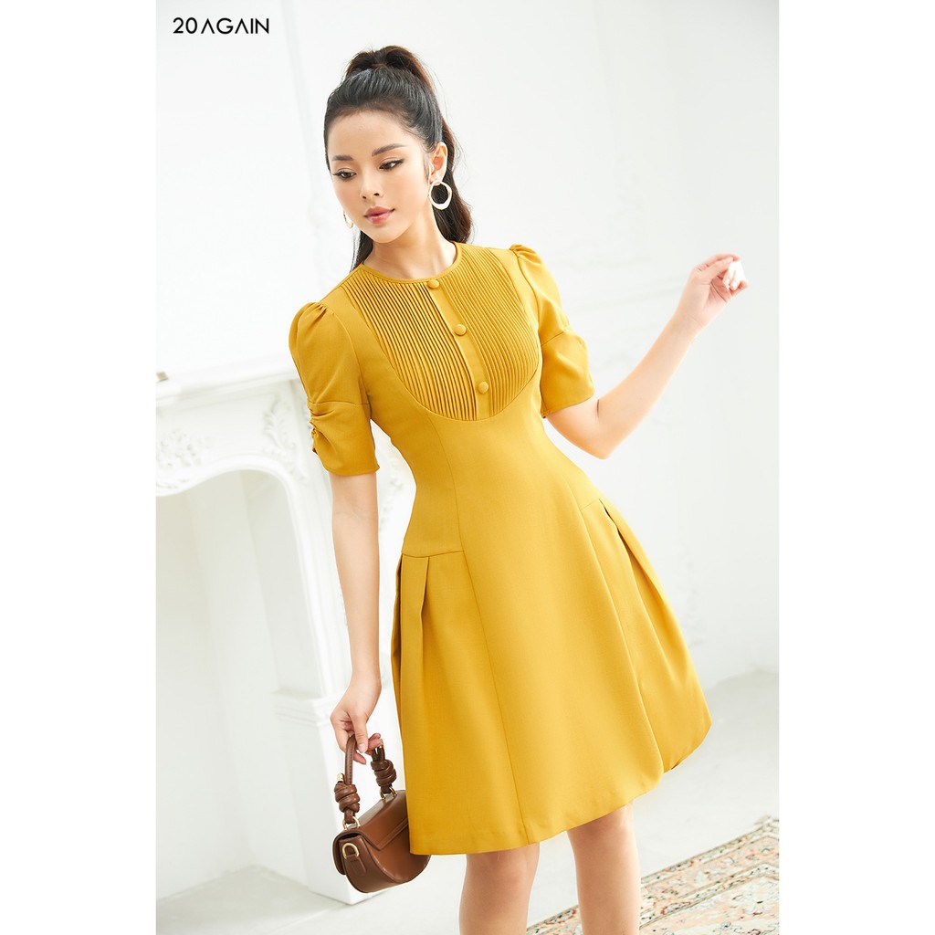 Đầm xòe gấp mí ngực 20AGAIN DEA0872 | BigBuy360 - bigbuy360.vn