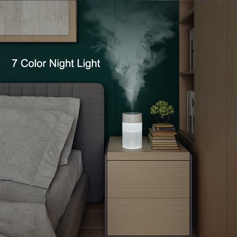 Máy Phun Sương Tạo Ẩm Có Đèn led 7 Màu Sắc