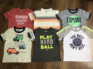 combo 2 Áo bé trai oshkosh