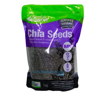 Hạt chia Úc Organic Chia Seeds 1kg mẫu mới