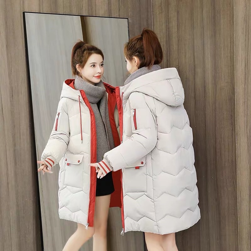 Áo khoác phao dáng lỡ siêu xinh cực kì dày dặn hàng QCCC