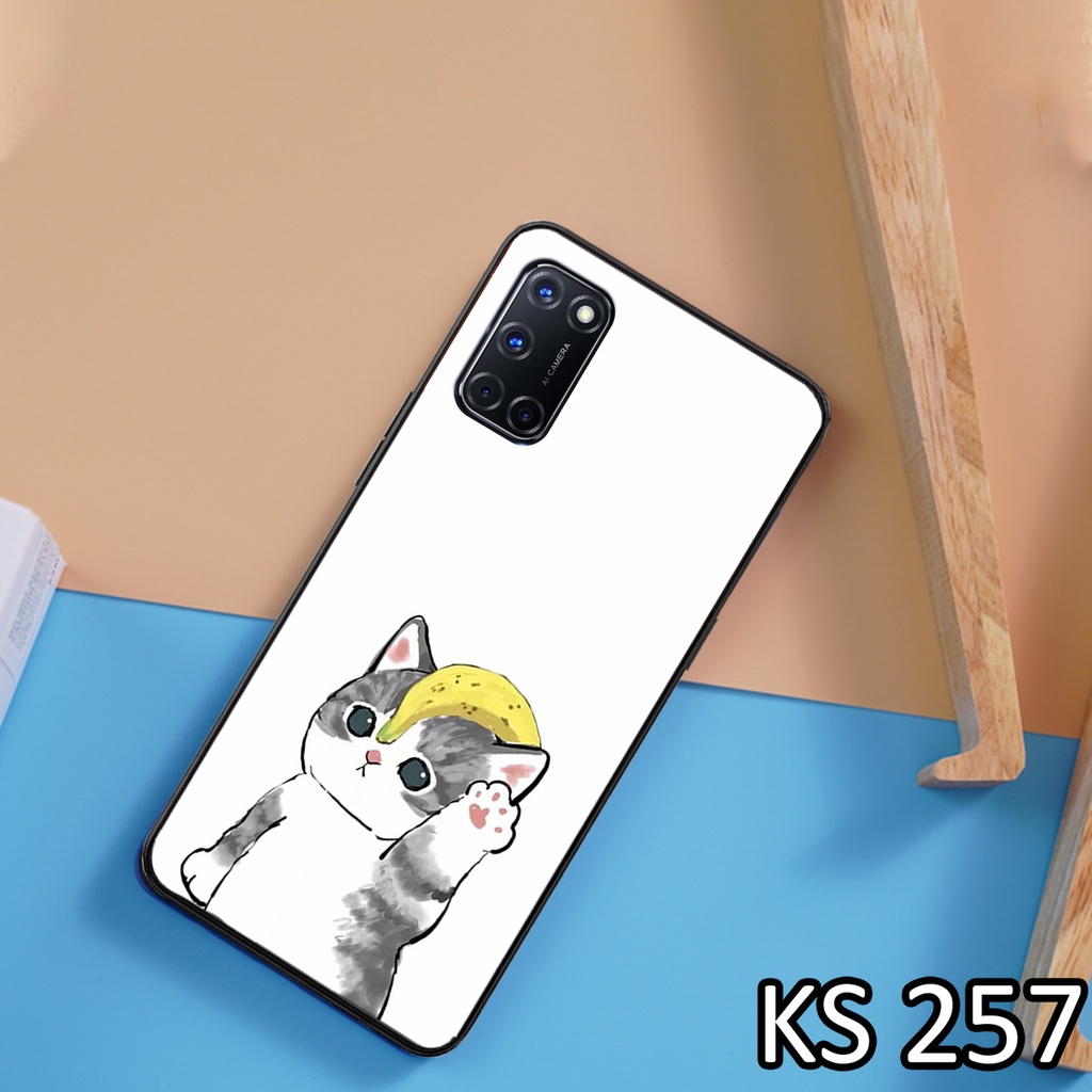 Ốp lưng Oppo A54 (4G/5G) - Oppo A55 (4G/5G) - Oppo A74 (4G/5G) - Oppo A76 in hình mèo con đáng yêu