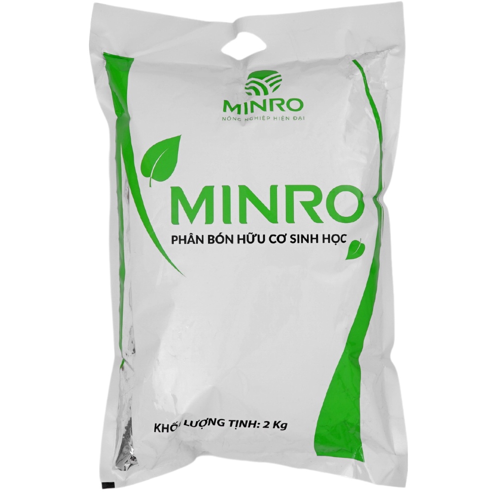 Phân Hữu Cơ Sinh Học Minro Viên Nén Giúp Cây Phát Triển Tốt- Gói 2kg (PMR-001-02KG).