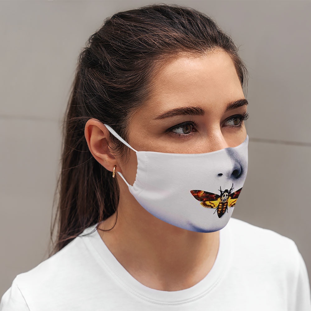 Khẩu trang 3d hài hước dễ thương hình hài dị mặt nữ giới 14 CARTWELL dành cho nam nữ dày 2 lớp vải cotton 100% ngăn bụi