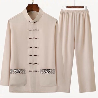 [FREE SHIP] Bộ Đũi Nam cổ tàu ( Mát - Nhẹ Như Không)
