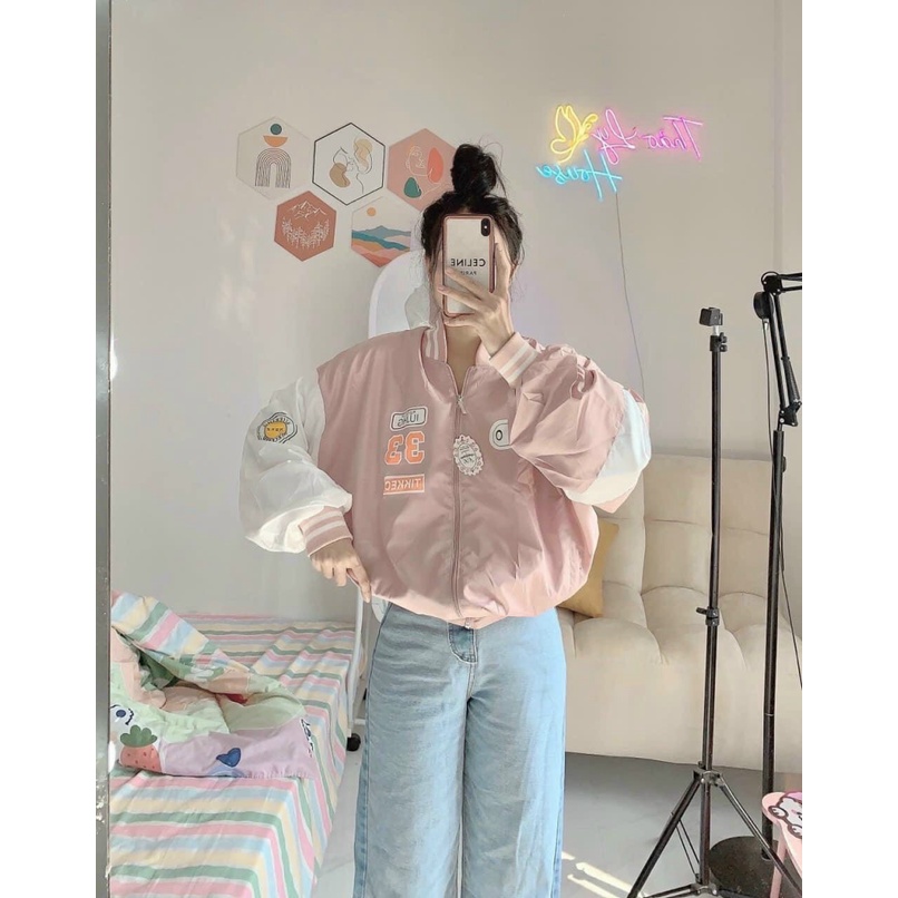 (HCM) ÁO KHOÁC DÙ BOMBER NỮ 2 LỚP SIÊU XIN THỜI TRANG CỰC HOT CHO CÁC BẠN TRẺ THỜI TRANG GENZ HOT HIT KME FASHION