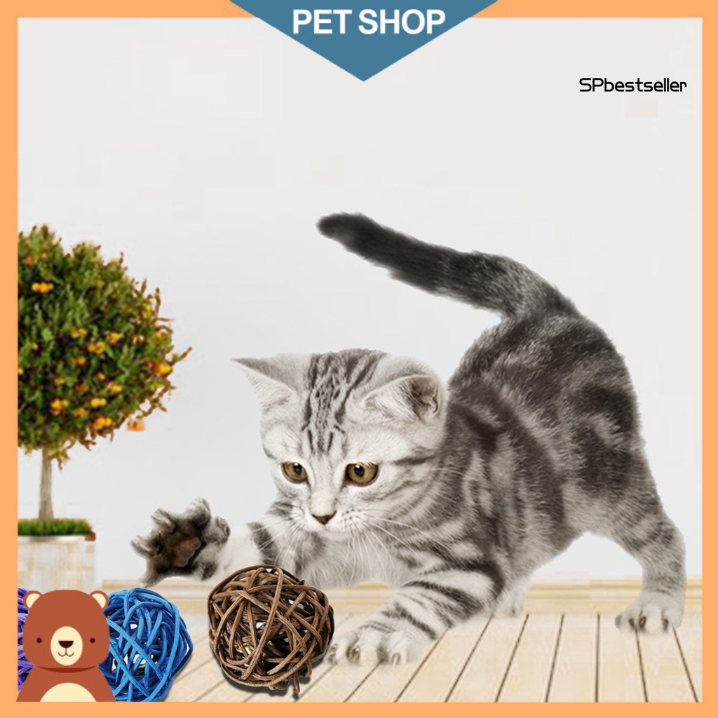 Cầu mây có chuông di động cho mèo cưng