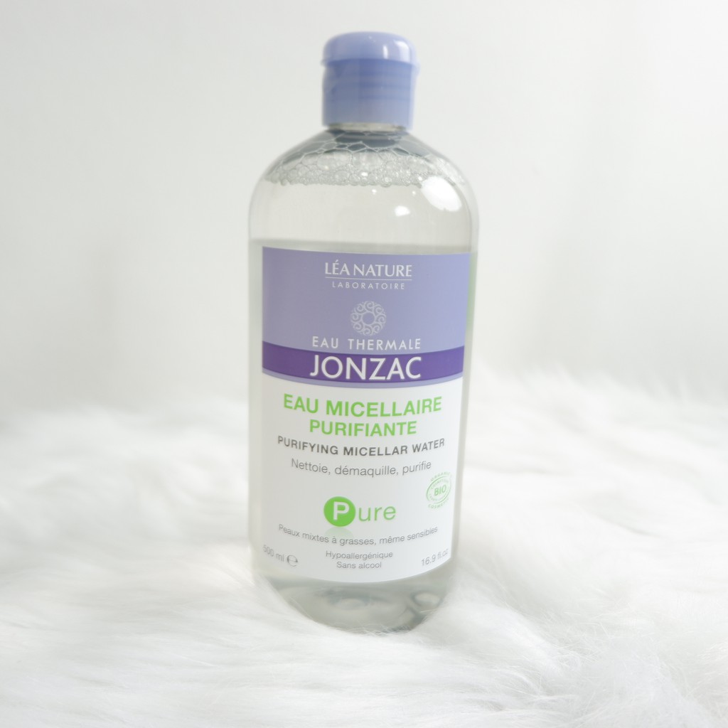 Nước tẩy trang Eau Thermale Jonzac Pure Purifying Micellar Water cho da dầu và hỗn hợp 500ml NPP Shoptido