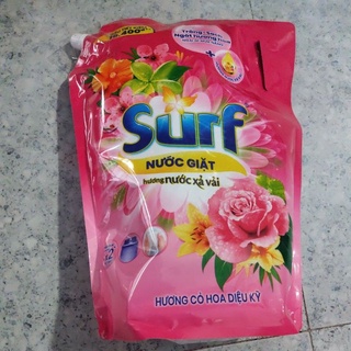 Nước giặt surf túi nắp xoáy hương nước xả vải mới 3.5kg