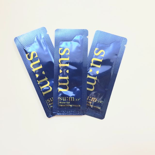 [MỚI] 10 gói tinh chất siêu căng bóng cấp nước chống lão hóa Sum37 Intense Enriched Ampoule