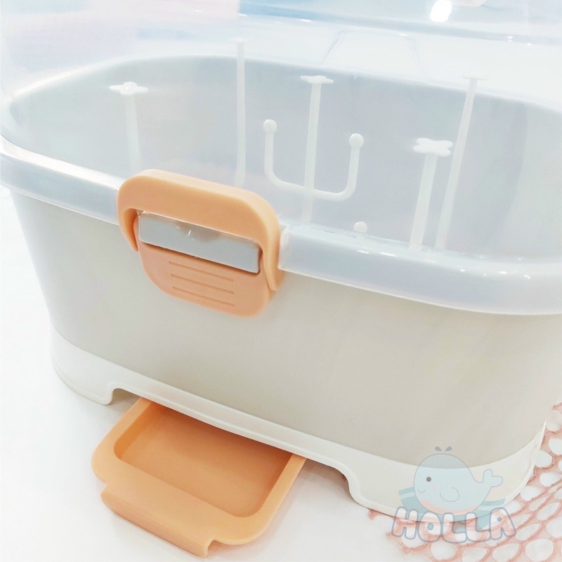 Khay úp bình sữa và các dụng cụ ăn dặm holla -giữ vệ sinh các vật dụng an toqnf cho bé