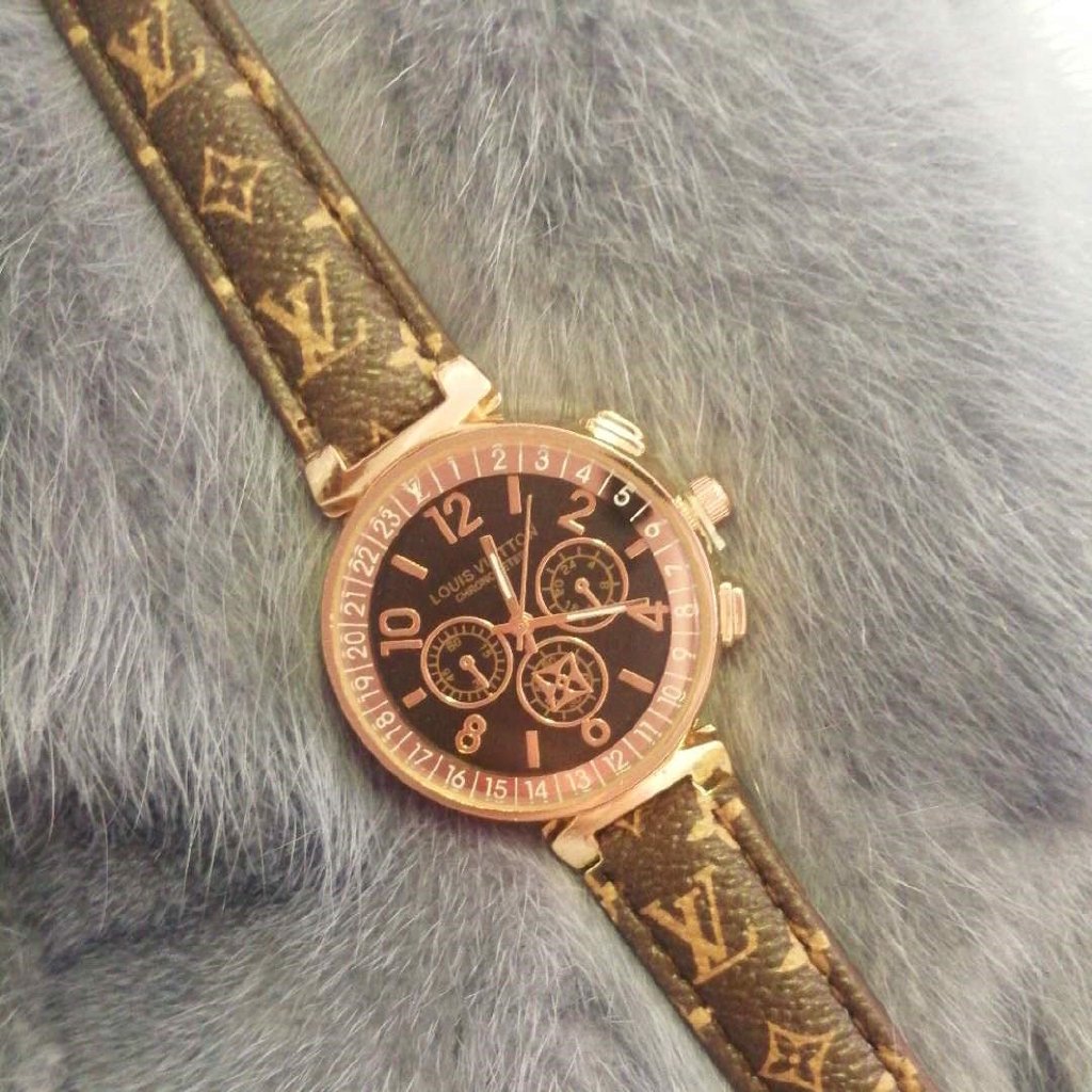LV Women Watches Đồng hồ kim dây đa in thương hiệu sang trọng cho cặp đôi | BigBuy360 - bigbuy360.vn