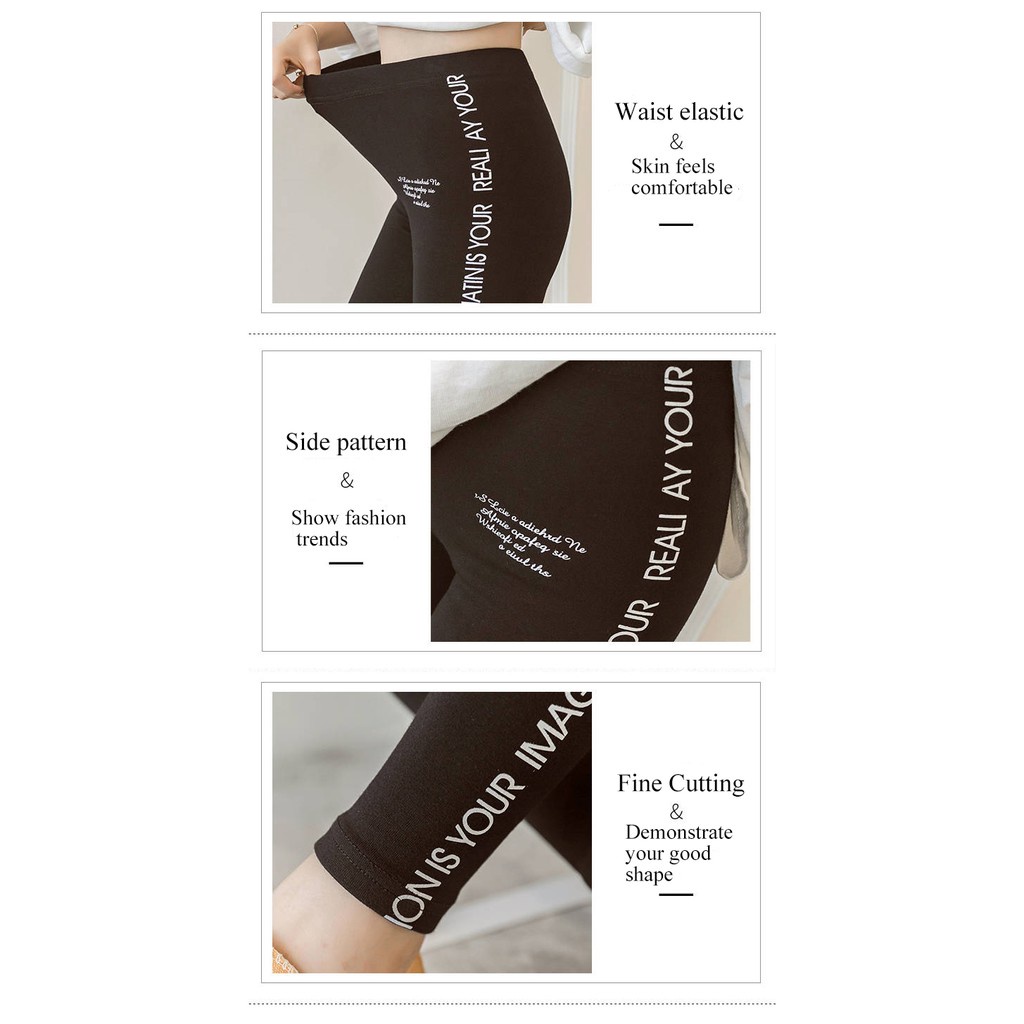 Quần Legging Thể Thao Lưng Cao Chất Liệu Co Giãn Thoải Mái