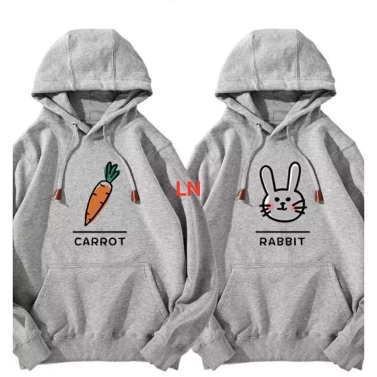 Áo đôi hoodie carot LN11(2chiếc)