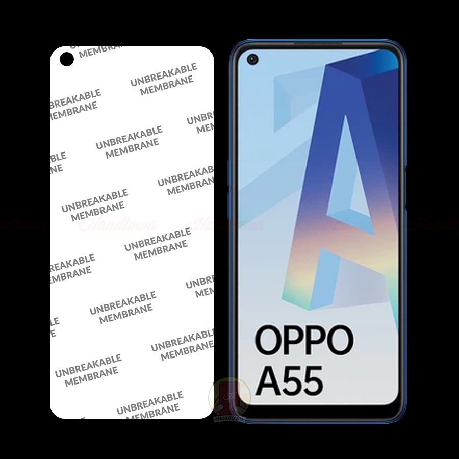 PPF Oppo A55 Miếng Dán PPF Màn Hình Mặt Lưng Dẻo Cường Lực Bảo Vệ Chống Trầy Xước Va Đập Vân Tay Handtown