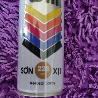 Sơn xịt WIN màu vàng đồng 228