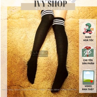 Tất đùi len thể thao cao trên gối , tất ống cosplay sẵn hàng TKVN