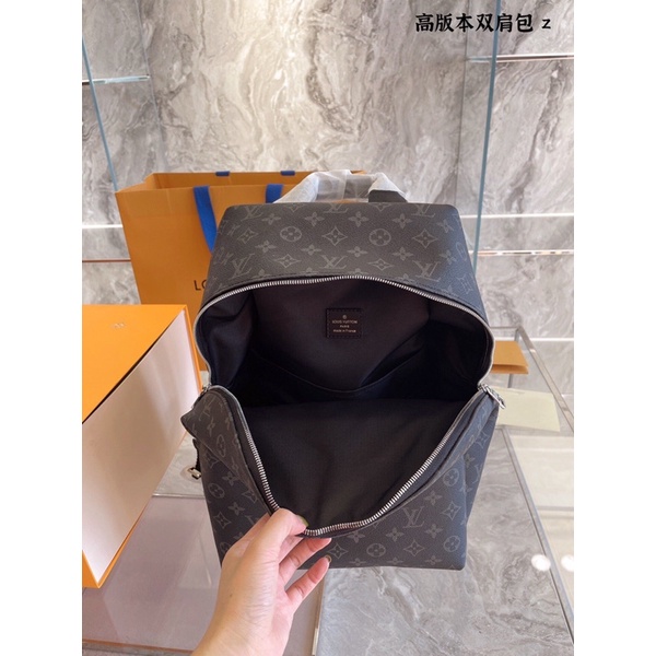 Balo thời trang da thật hoạ tiết thương hiệu Louis Vuitton LV Discovery cao cấp