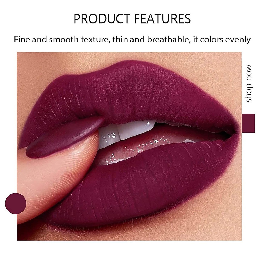 Son Môi 5 Màu Trong 1 Lâu Trôi Không Phai Mềm Mại Chống Thấm Nước