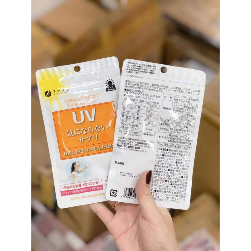 Viên chống nắng nội sinh UV Fine Nhật Bản