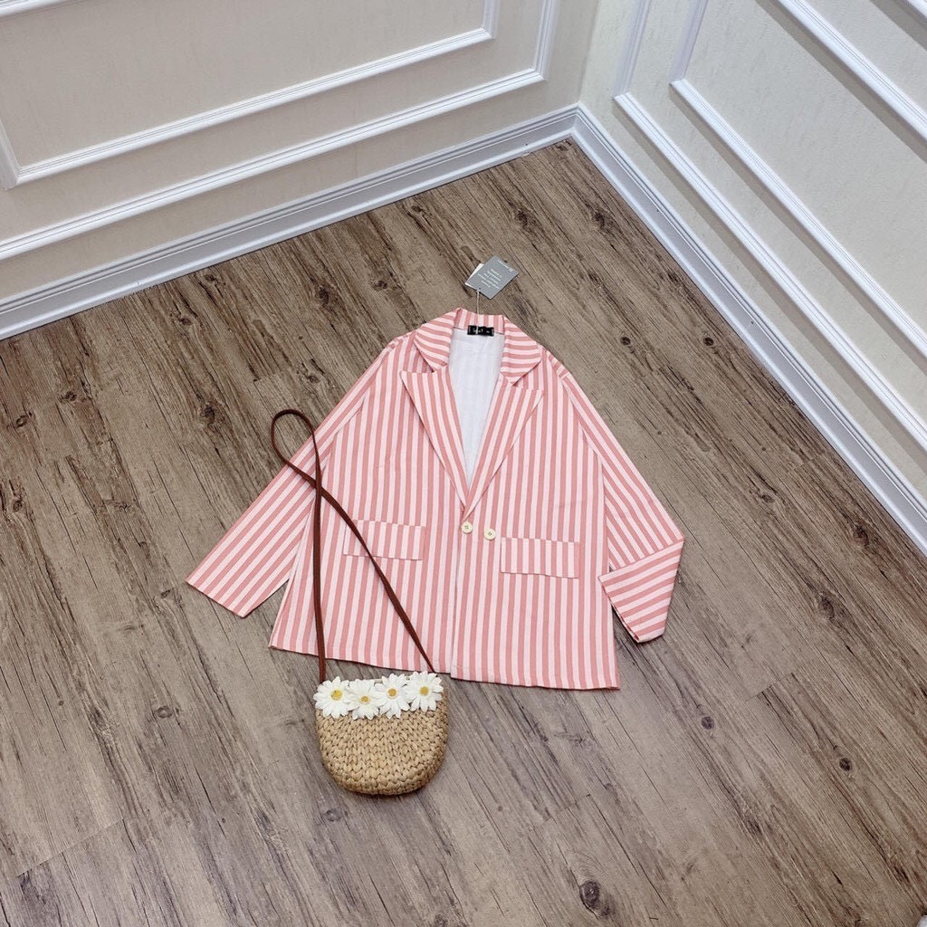 [ Mã FAGET5K giảm 5K đơn bất kỳ] 🌹 Áo Vest Nữ Hàn Quốc kẻ sọc cá tính | BigBuy360 - bigbuy360.vn