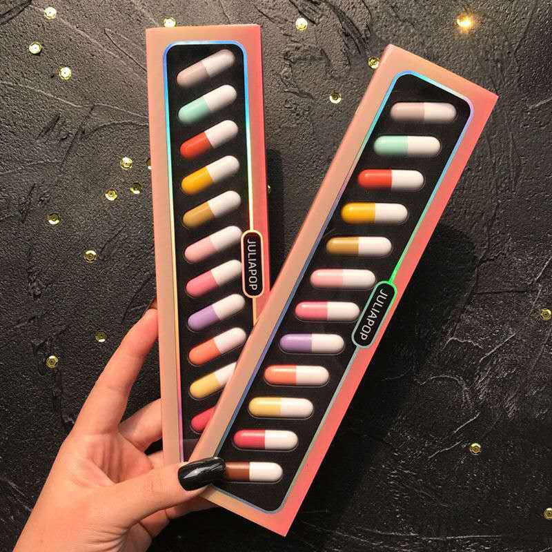(hàng Mới Về) Set 12 Son Môi Mini Hình Viên Thuốc Chống Thấm Nước Và Lâu Trôi Cao Cấp | BigBuy360 - bigbuy360.vn