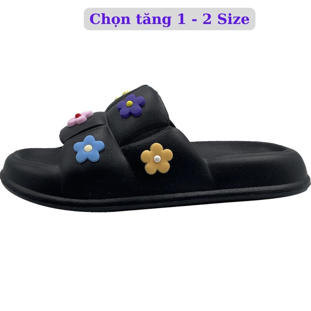 Dép bánh mì CHAO gắn stick HOA siêu nhẹ mẫu mới nhất 2022 Chọn tăng 1-2 size