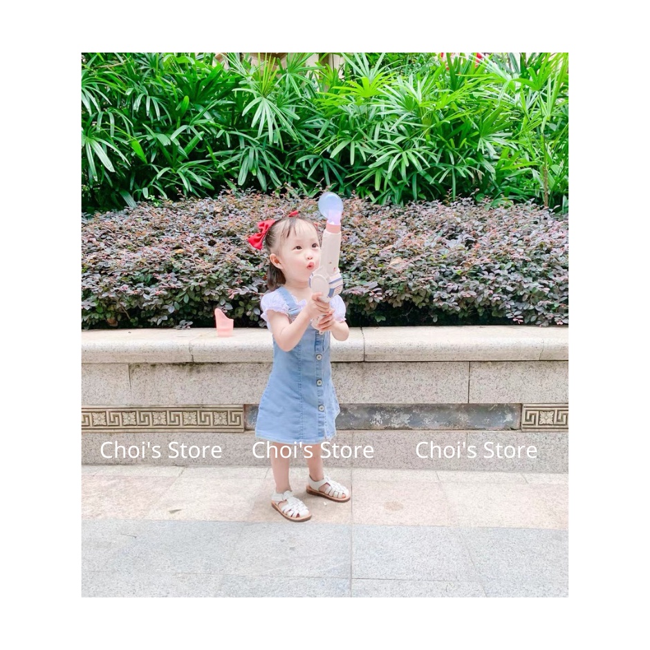 Đồ chơi máy thổi bong bóng khói ma thuật