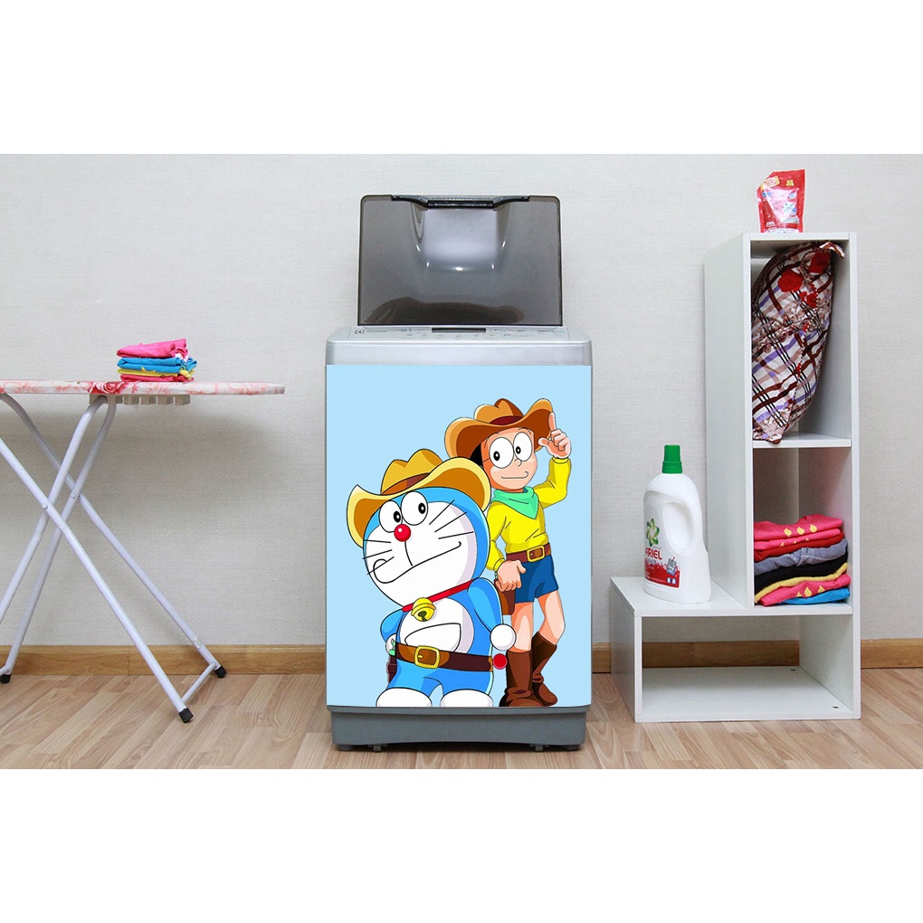 Decal trang trí máy giặt