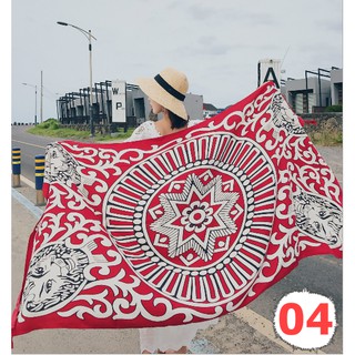 KHĂN CHOÀNG BOHO VINTAGE CHỐNG NẮNG XINH XẮN KC5105A