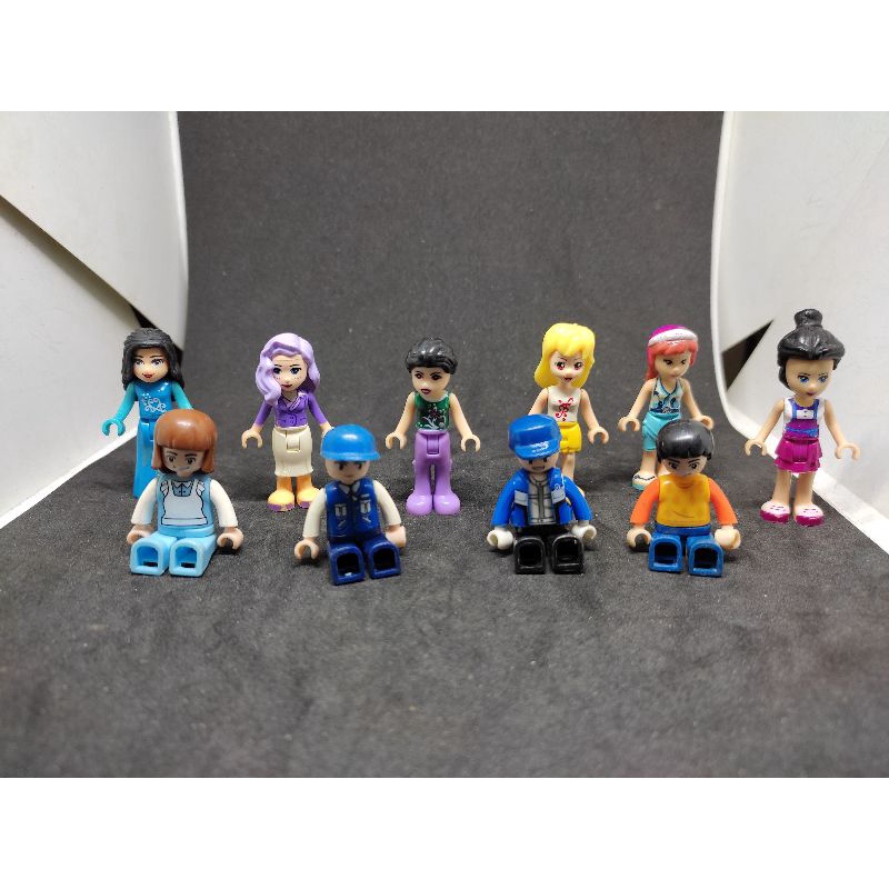 ĐỒ CHƠI LẮP RÁP Combo 5 nhân vật minifigures FRIENDS 90% ngẫu nhiên SECONHAND