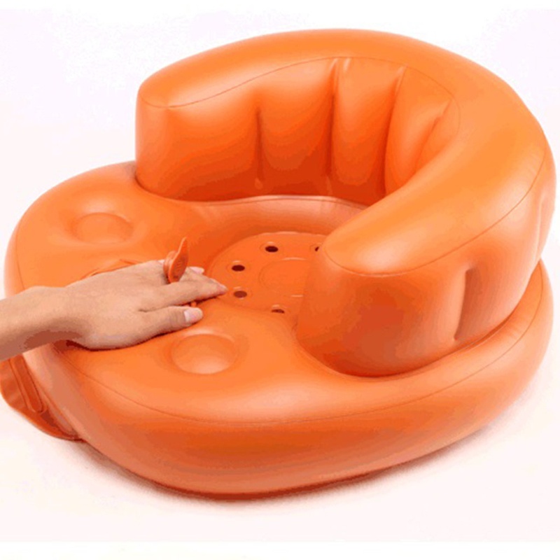 Ghế Bơm Hơi Bằng PVC Di Động Tiện Dụng Cho Bé Tập Ngồi
