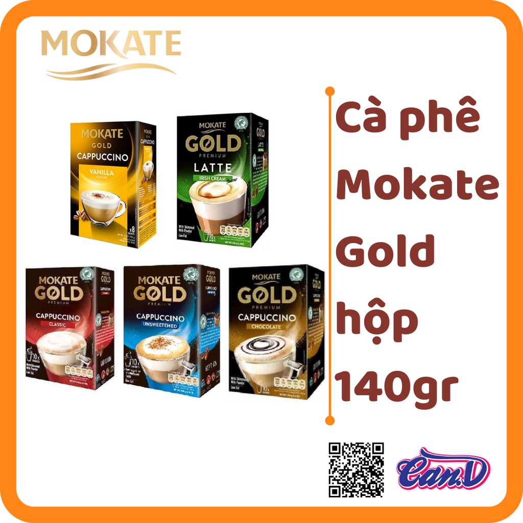 (5 vị) Cà phê Mokate Gold hộp 140gr | BigBuy360 - bigbuy360.vn