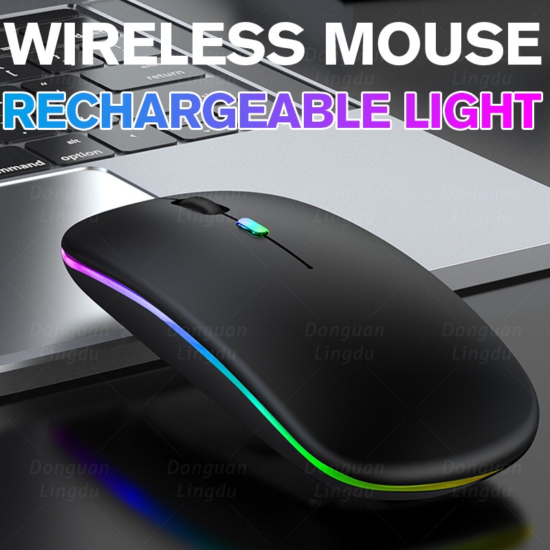 Chuột không dây 2.4Ghz 3 nút có thể điều chỉnh Chuột chơi game không dây với đèn LED