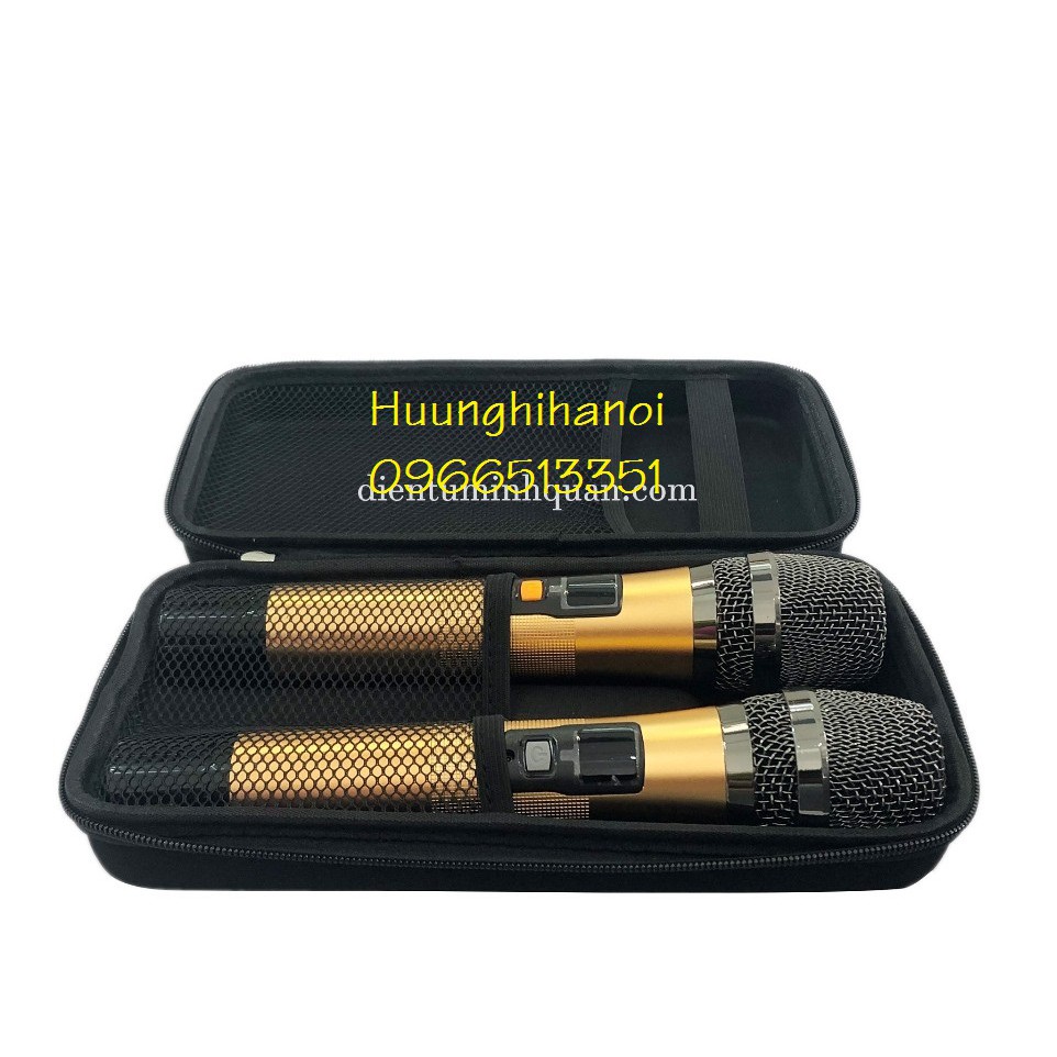 Hộp bảo vệ micro karaoke, túi đựng mic karaoke không dây, chống sước bảo vệ mic hát