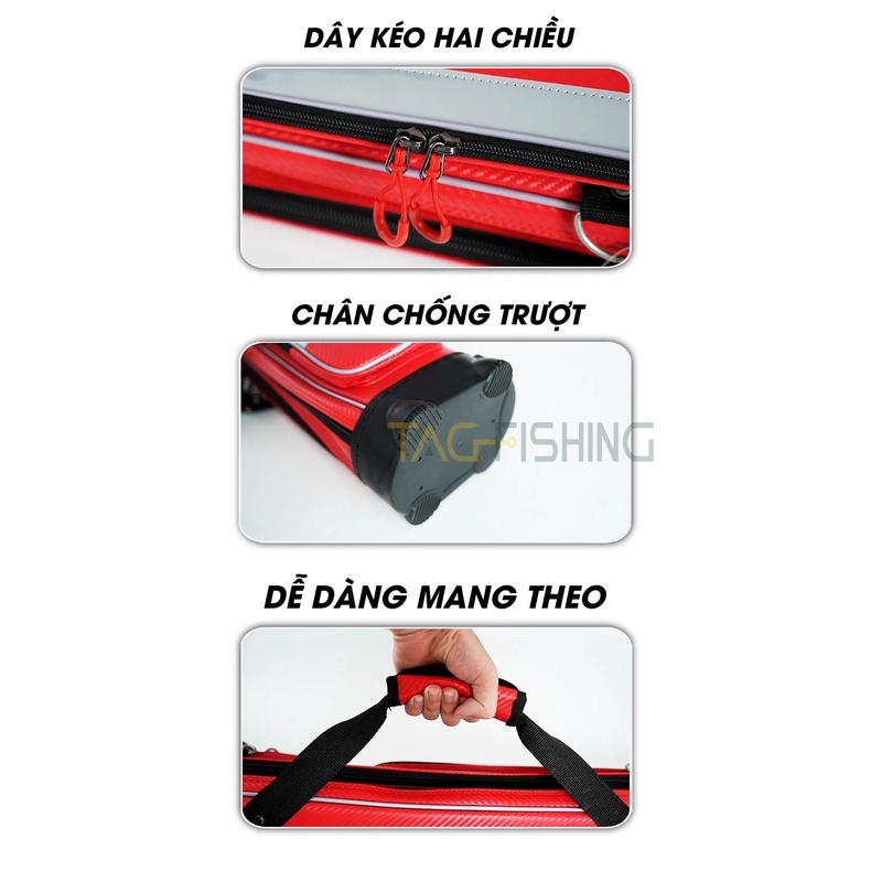 Bao Đựng Cần Vua Câu 2 Ngăn